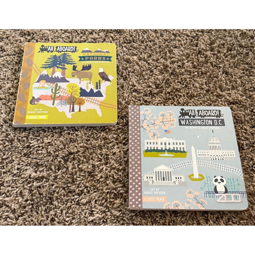 All Aboard-National Parks + Washington D.C. Board Books
